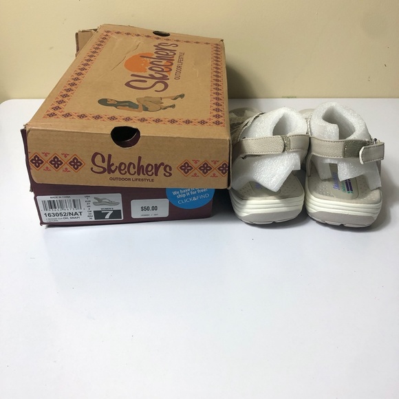 Skechers Oh Snap Sporty Sandal Natural Tan Size 7 - Picture 3 of 4